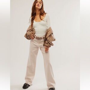 Free People High Rise Baggy Jeans
